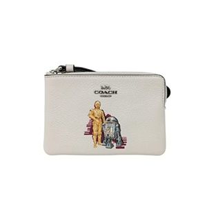 STAR WARS X COACH Corner Zip Wristlet C-3po R2-D2